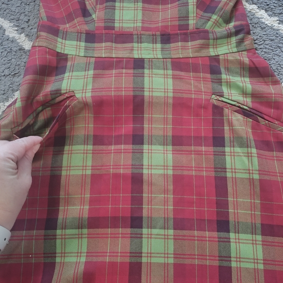 Voodoo Vixen Overall TartanDress Size Small - Picture 5 of 12